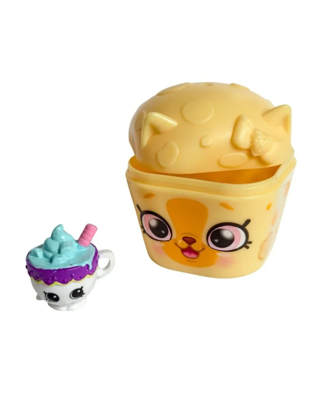Shopkins Hot Chocco FF-020 Season 3 Mini Fig Wild Style Pet Pod Kitty Crumbles